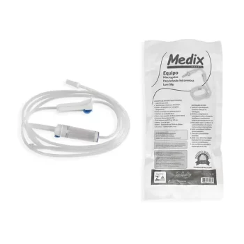 Equipo Macrogotas Com Injetor Lateral Com Bico Liso - Medix